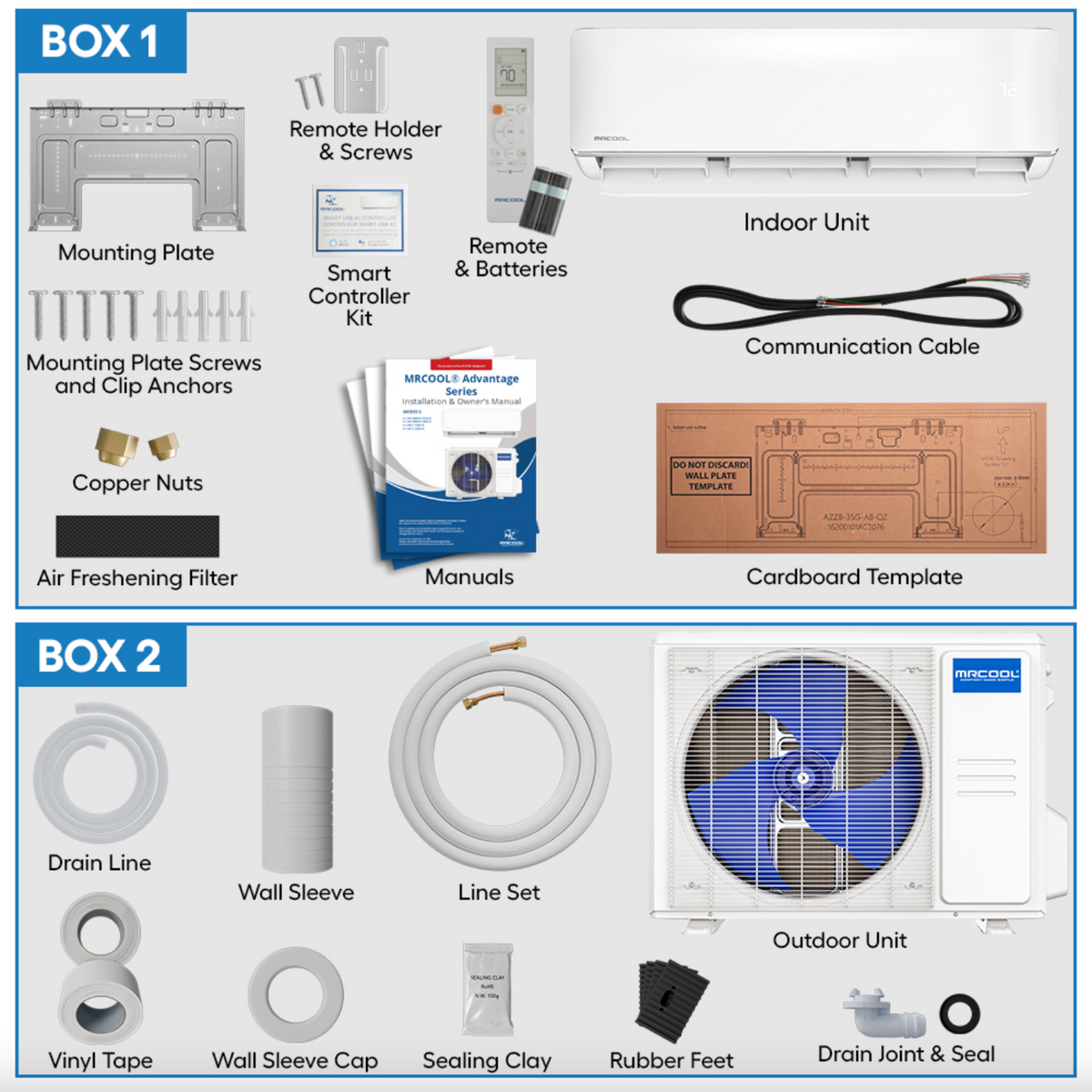MRCOOL® 5th Generation Advantage 12K BTU 230V Ductless Mini-Split Condenser