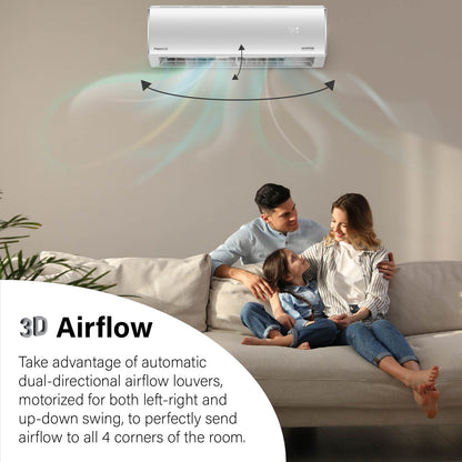 Pioneer® Diamante Essenza™ 35,000 BTU 17 SEER2 230V High-Wall Ductless Mini-Split Air Conditioner Inverter Heat Pump with 16 Ft. Kit