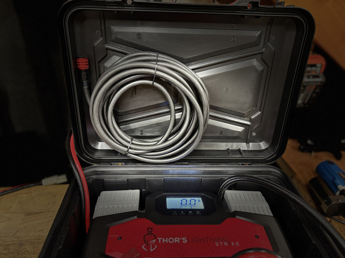 Thor’s Lightning AirVault StrikePro™ 12V Portable Air Compressor System | 10.6 CFM + Lockable Hard Case