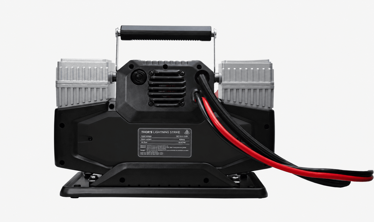 Thor’s Lightning StrikePro™ 12V Portable Air Compressor | 10.6 CFM Automatic Inflation & Deflation