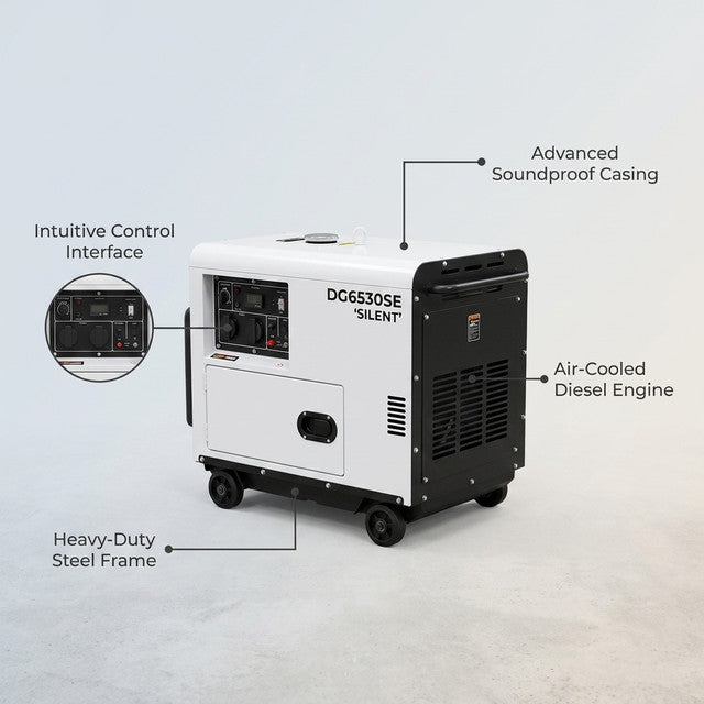 PowerSilent DGX6500 Elite Diesel Generator — Lifestyle