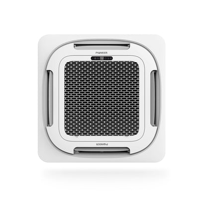 Pioneer® Quantum Ultra™ 23,000 BTU 22.5 SEER2 230V 8-Way Ceiling Cassette Ductless Mini-Split Air Conditioner Inverter Heat Pump Full Set