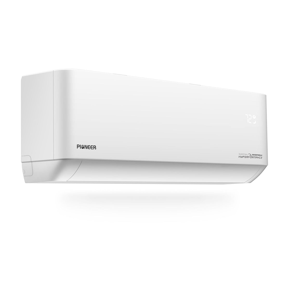 Pioneer® Quantum Hyperformance™ 12,000 BTU 25 SEER2 230V High-Wall Ductless Energy-Star Mini-Split Air Conditioner Inverter Hyper Heat Pump Full Set