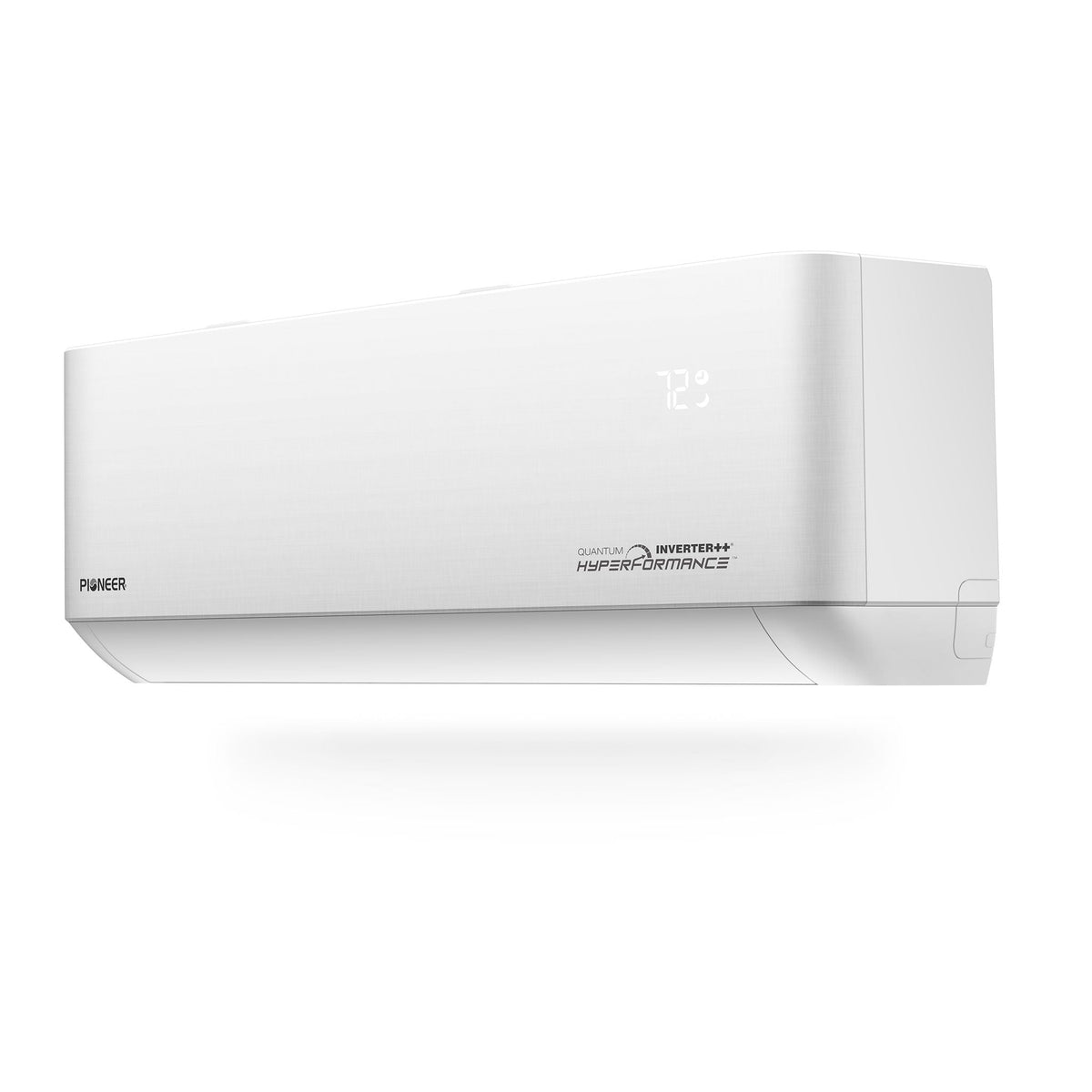 Pioneer® Quantum Hyperformance™ 12,000 BTU 25 SEER2 230V High-Wall Ductless Energy-Star Mini-Split Air Conditioner Inverter Hyper Heat Pump Full Set