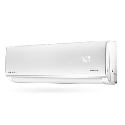 Pioneer® Diamante Pro™ 18,000 BTU 21 SEER2 230V High-Wall Ductless Mini-Split Air Conditioner Inverter Heat Pump with 16 Ft. Kit
