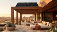 HeliosForge NovaMax 440W Monocrystalline Solar Panel — Lifestyle