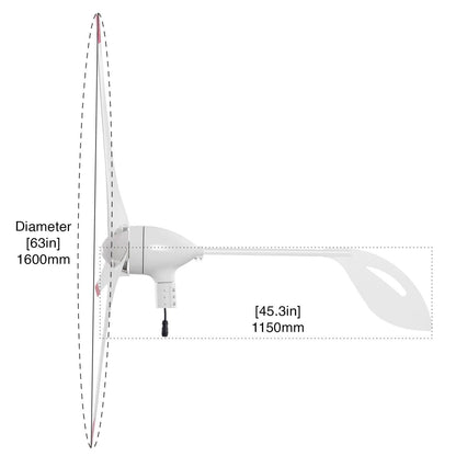 Nature's Generator 350W Wind Turbine