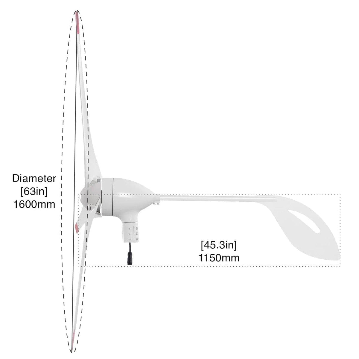 Refurbished - Nature's Generator 350W Wind Turbine