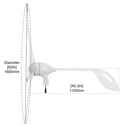 Refurbished - Nature's Generator 350W Wind Turbine