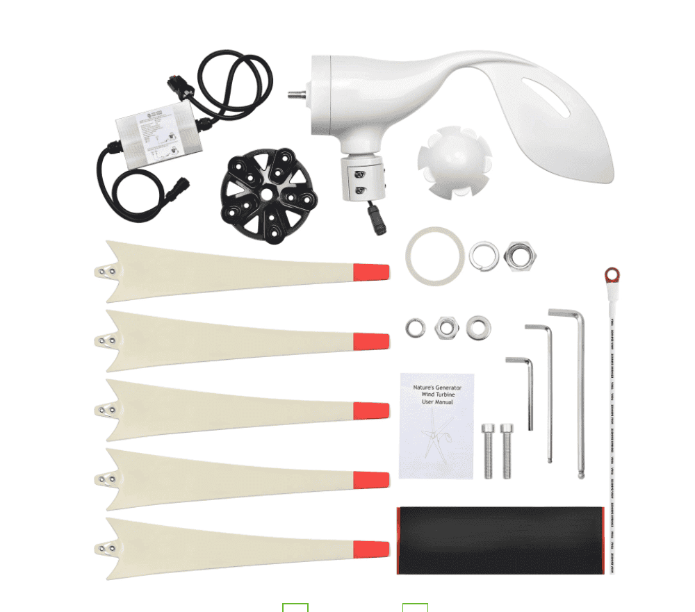 Refurbished - Nature's Generator 150W Wind Turbine